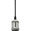 Sladdställ Med Sockel < Cottex Pendel E27 3,5m Krom
