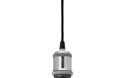 Sladdställ Med Sockel < Cottex Pendel E27 3,5m Krom