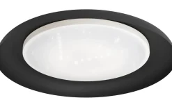 Plafonder < Eglo Penjamo Plafond 46,5cm LED 3000K 17W Svart