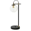 Sovrum|Bordslampor-Hallbergs Perla 1 Bordslampa 60cm E14 Mässing/Svart