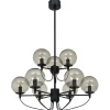 Kök & Matplats|Stora Taklampor Ø70-150 Cm < Hallbergs Perla 9 Taklampa 95cm Black Edition
