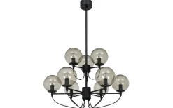 Kök & Matplats|Stora Taklampor Ø70-150 Cm < Hallbergs Perla 9 Taklampa 95cm Black Edition