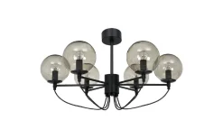 Hall & Trappa|Sovrum < Hallbergs Perla 6 Taklampa 78cm 6L Black Edition