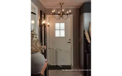 Hall & Trappa|Sovrum-Hallbergs Perla 6 Taklampa 78cm 6L Mässing