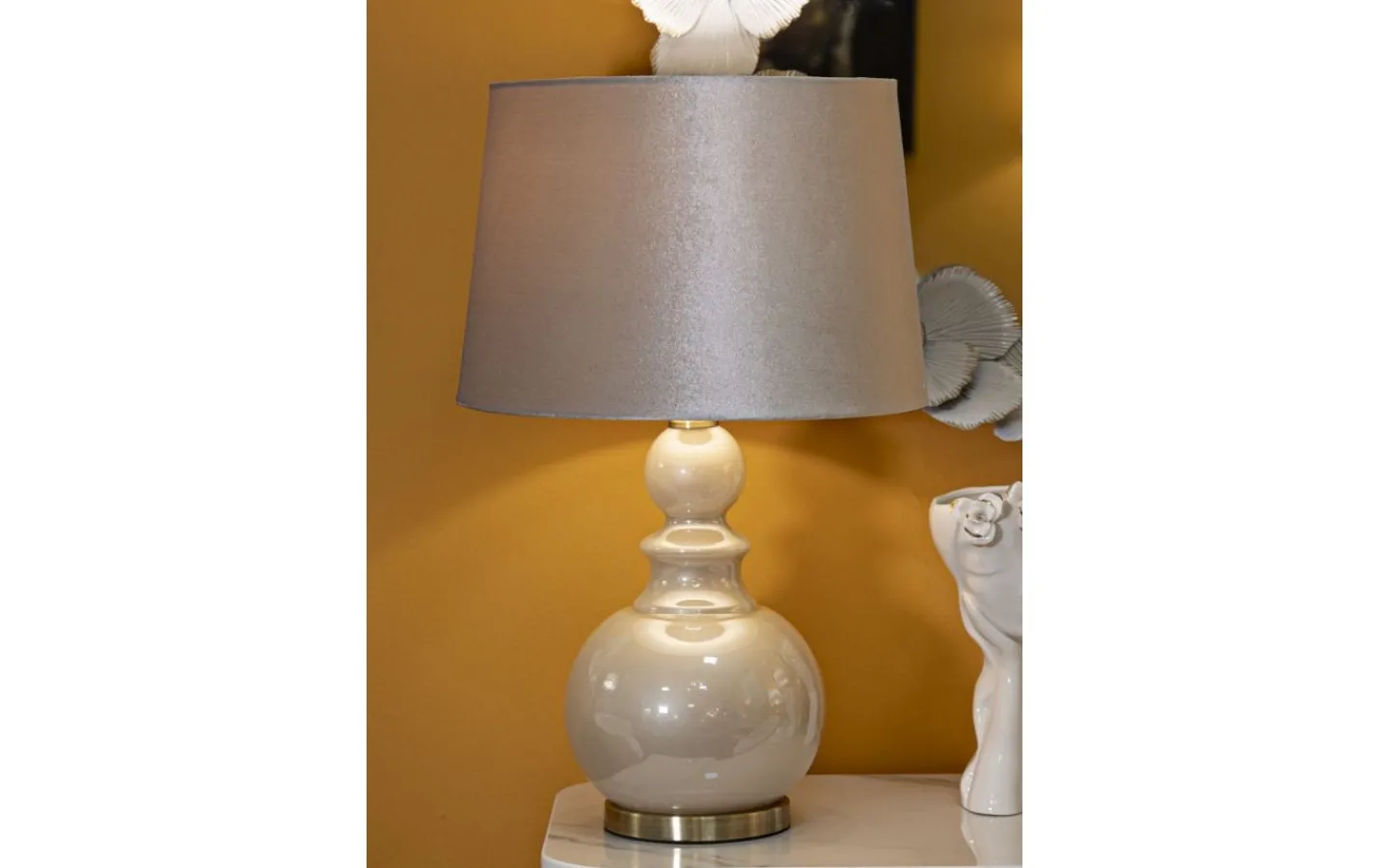 Bordslampor < Mauro Ferretti Perly Bordslampa 61cm Beige