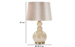 Bordslampor < Mauro Ferretti Perly Bordslampa 61cm Beige