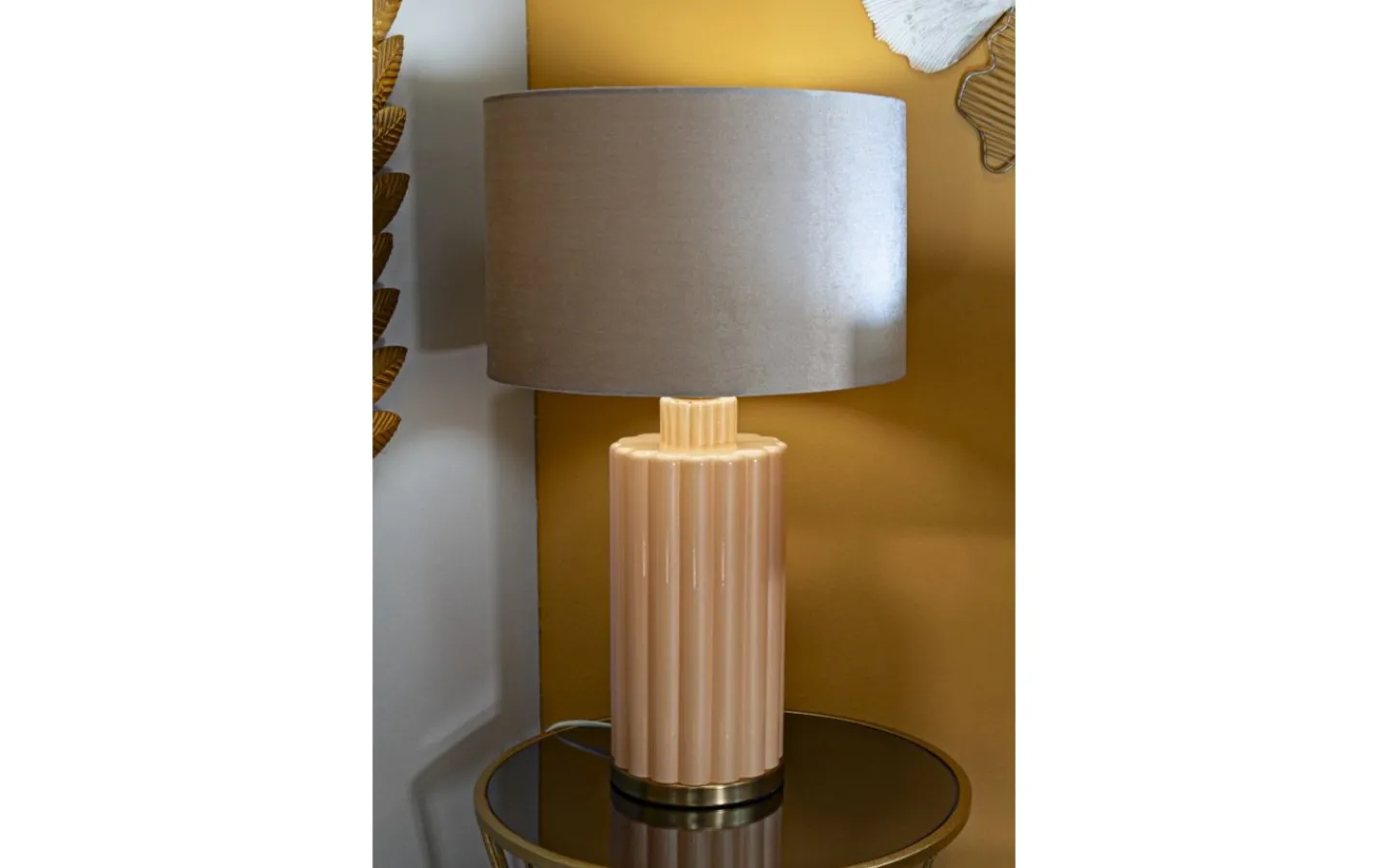Bordslampor < Mauro Ferretti Perly Bordslampa 69,5cm Beige/Grå