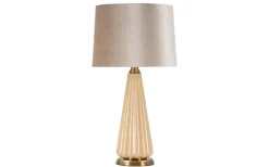 Bordslampor-Mauro Ferretti Perly Bordslampa 68,5cm Beige/Grå