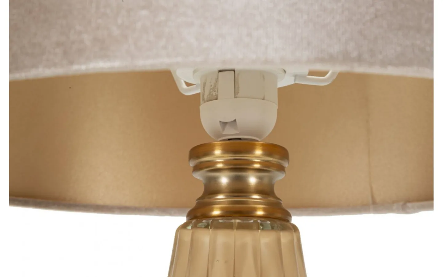 Bordslampor-Mauro Ferretti Perly Bordslampa 68,5cm Beige/Grå