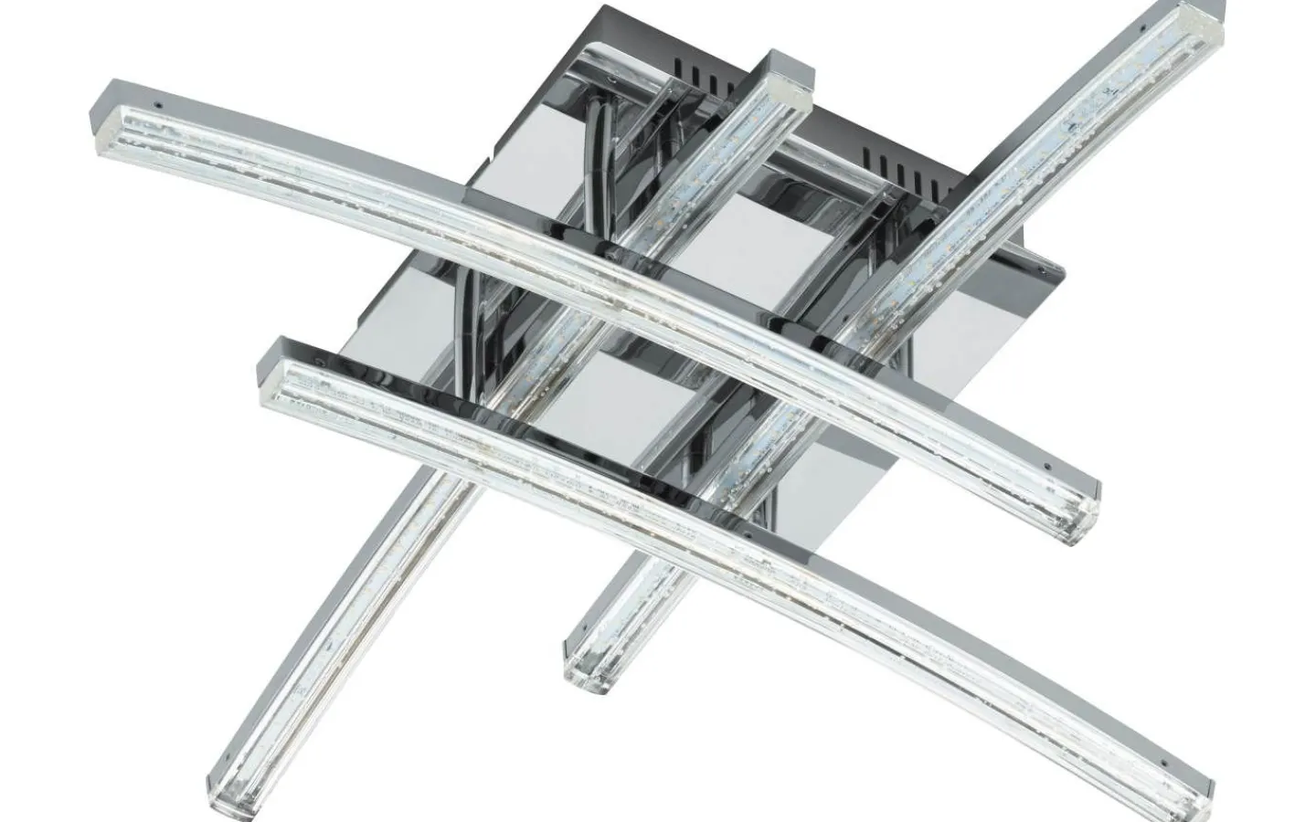 Plafonder-Eglo Pertini Plafond 45cm LED 3000K 17,2W Krom