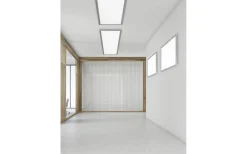 Plafonder-Trio Lighting Phoenix Plafond LED 120x30cm borstad stål