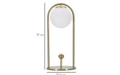 Bordslampor < Mauro Ferretti Piccolo Bordslampa 47cm Guld
