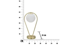 Bordslampor-Mauro Ferretti Piccolo Bordslampa 50cm Guld