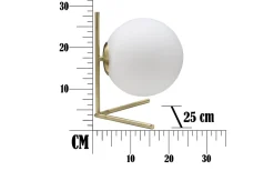 Bordslampor-Mauro Ferretti Piccolo Bordslampa 27cm Guld