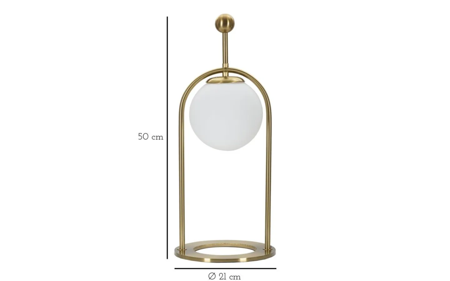 Bordslampor-Mauro Ferretti Piccolo Bordslampa 50cm Guld