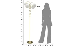 Golvlampor < Mauro Ferretti Piccolo Golvlampa 176cm Guld