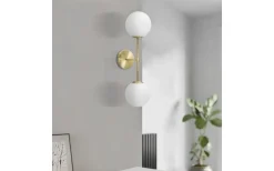 Lampetter < Mauro Ferretti Piccolo Vägglampa 55cm Guld