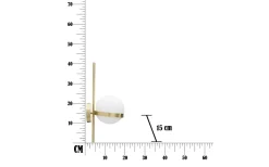 Lampetter-Mauro Ferretti Piccolo Vägglampa 40cm Guld