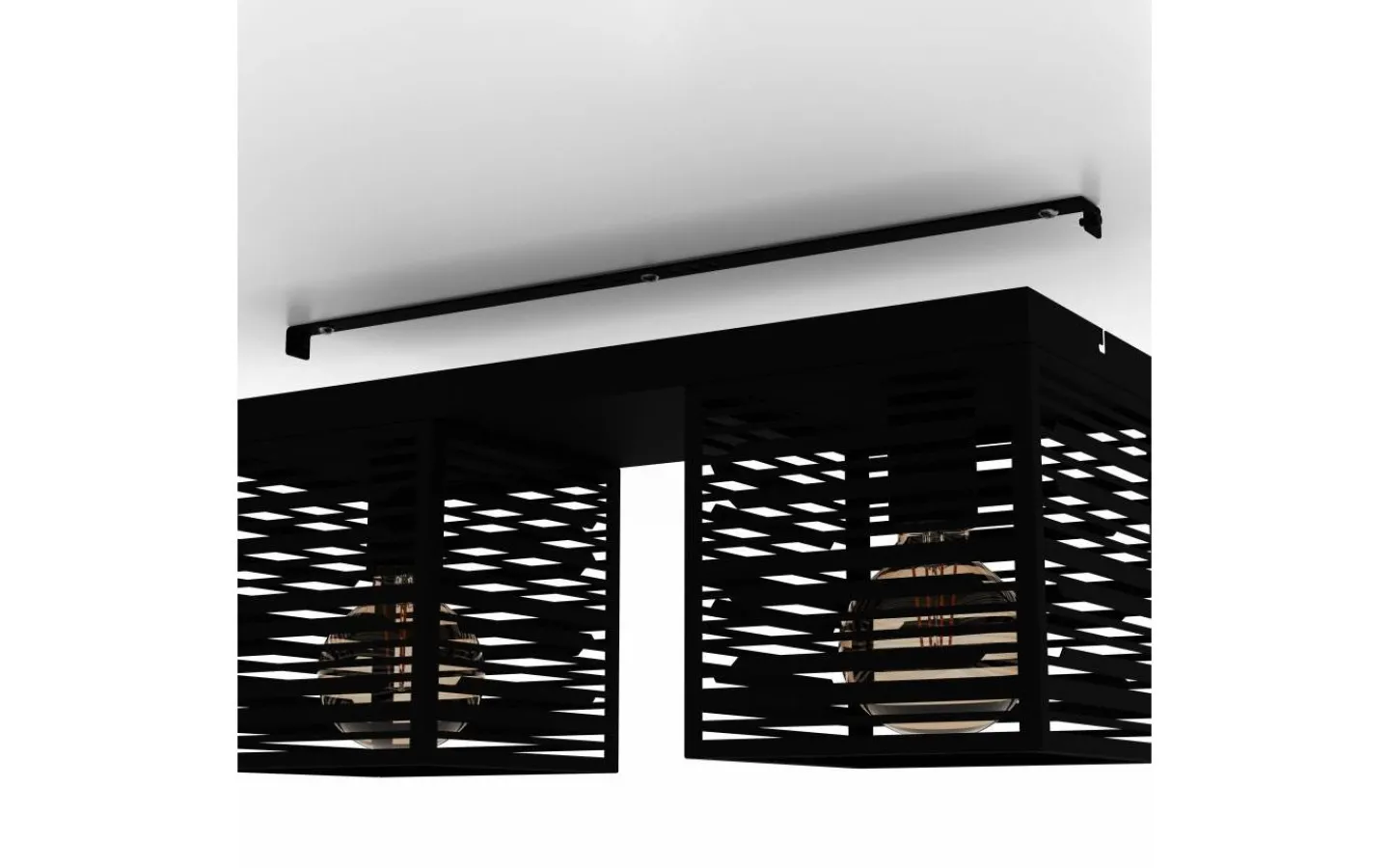 Plafonder < Eglo Piedritas Plafond 51,5cm Svart