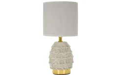 Bordslampor-Mauro Ferretti Pigny Bordslampa 30,5cm Ljusgrå