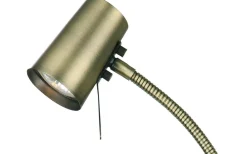 Golvläslampor-Aneta Pilot Golvlampa 135cm Antik