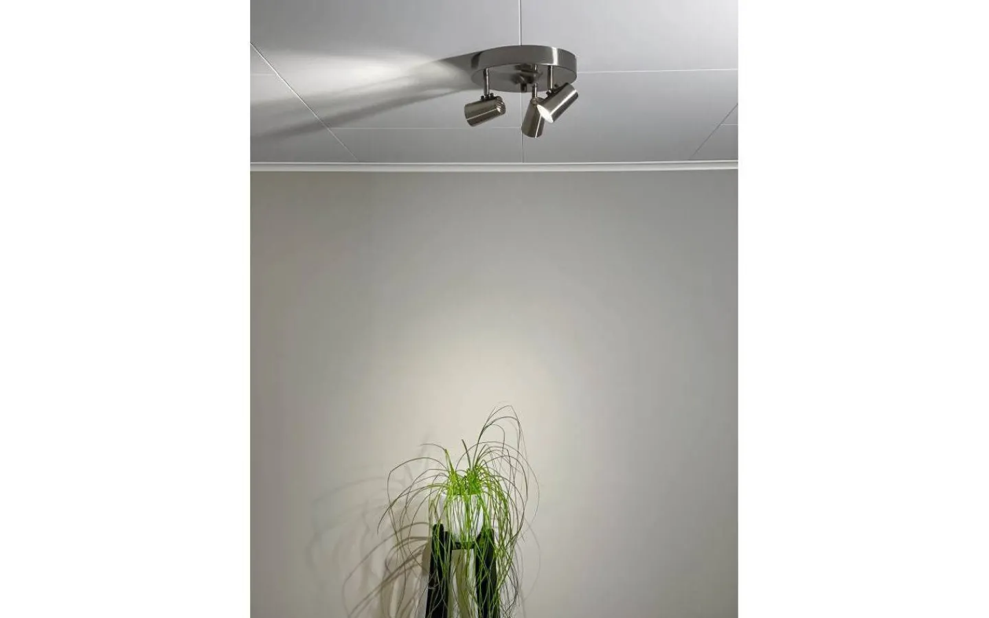 Hall & Trappa|Runda Takspotlights-Aneta Pilot Takspotlight 25cm 3L Stål
