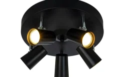 Runda Takspotlights|Takspot Med Minst 4 Lampor < Aneta Pilot Takspotlight 30cm 5L Svart