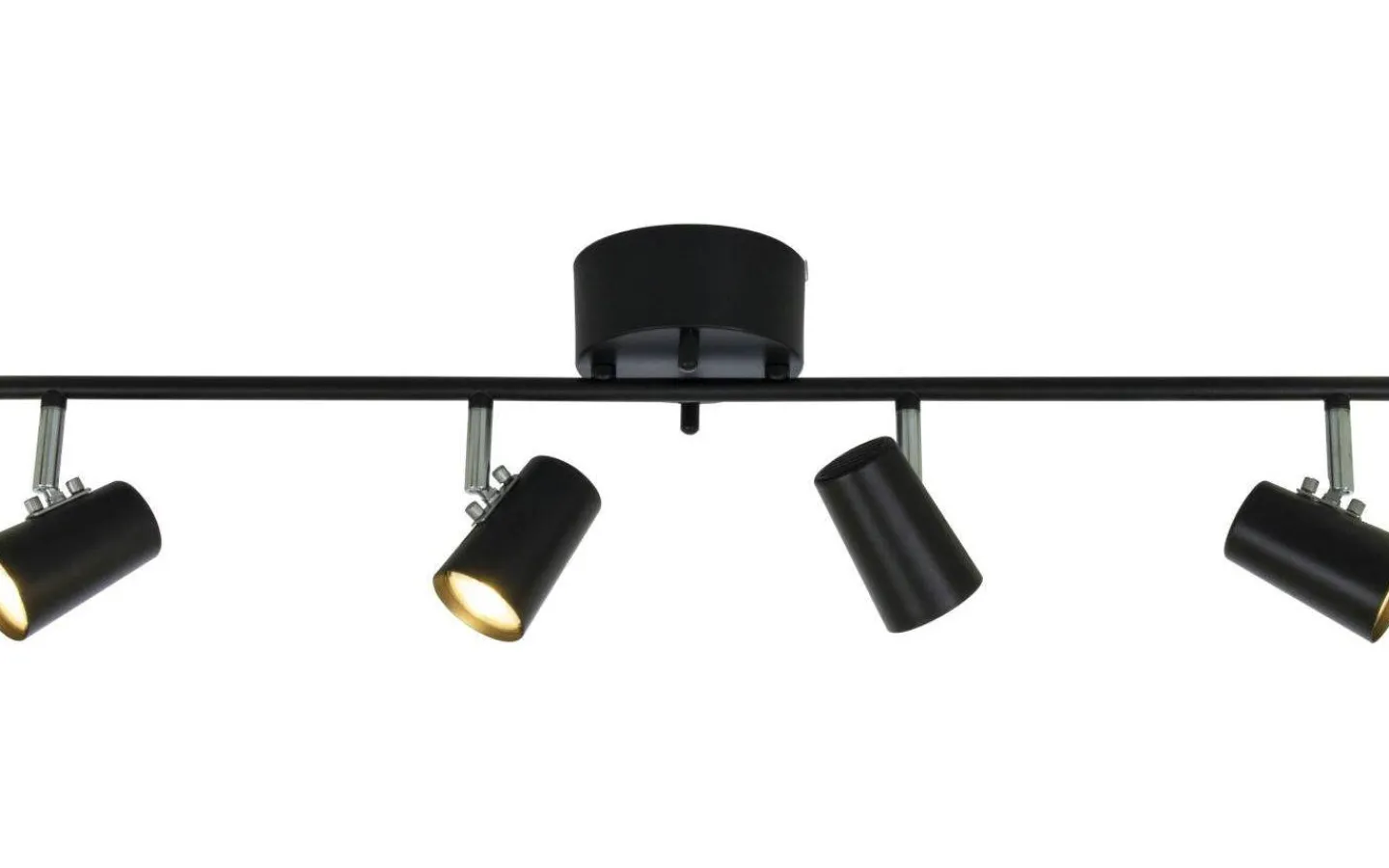Avlånga Takspotlights|Takspot Med Minst 4 Lampor < Aneta Pilot Takspotlight 75cm 4L Svart