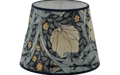 Mönstrade Lampskärmar-Hallbergs Pimpernel Lampskärm Ø25cm Indigo William Morris