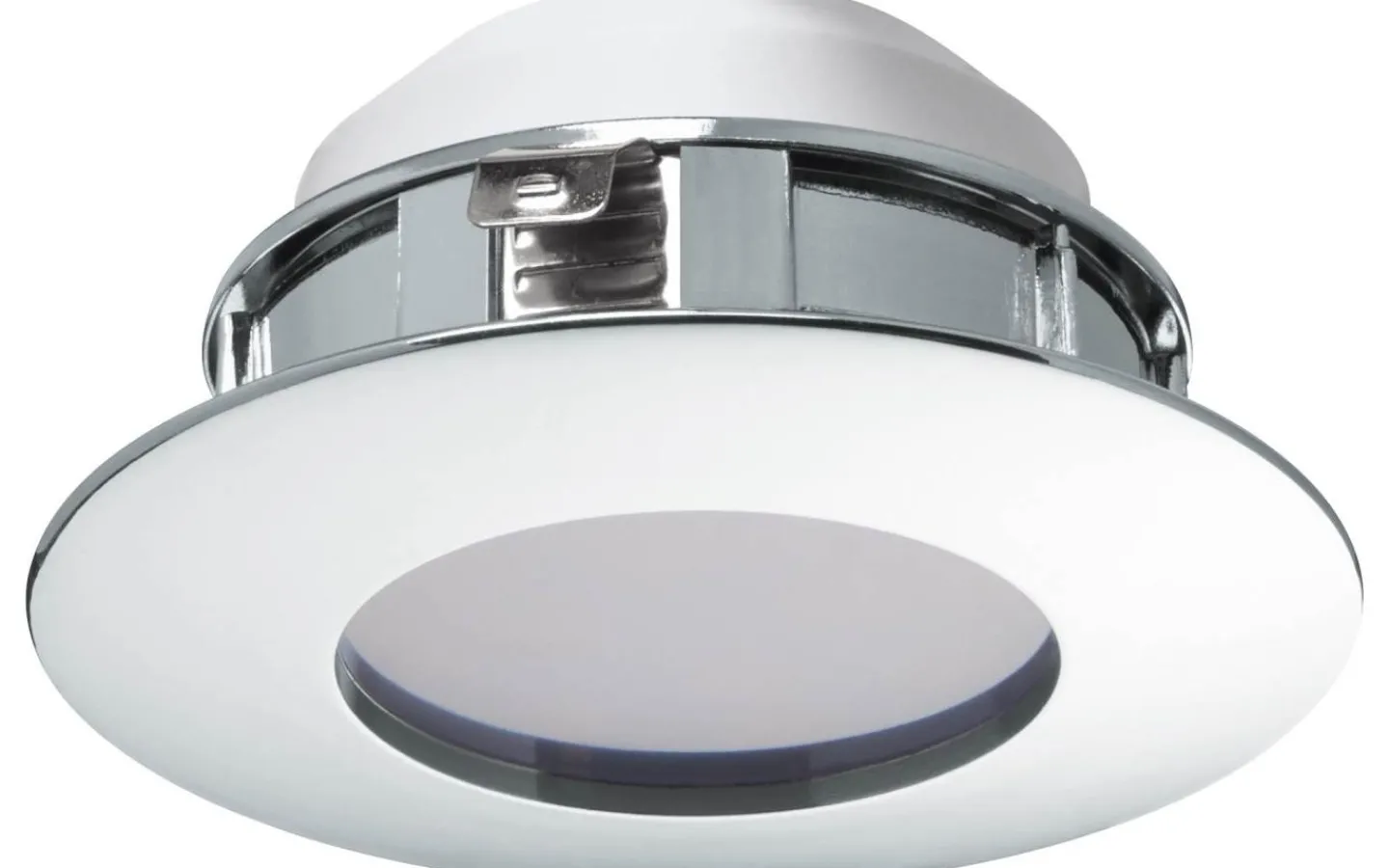 230V Led Spotlights-Eglo Pineda Spotlight LED 3000K 4,9W Krom IP44