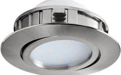 230V Led Spotlights-Eglo Pineda Spotlight LED 3000K 5,5W Nickel