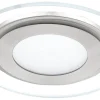 230V Led Spotlights-Eglo Pineda Spotlight LED 3000K 11W Nickel/Vit
