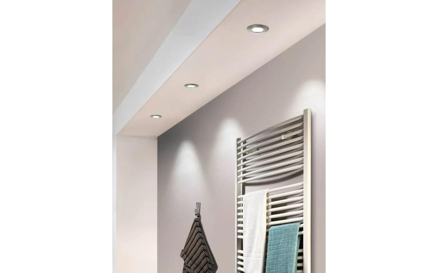 230V Led Spotlights < Eglo Pineda Spotlight 3-Pack LED 3000K 3x4,9W Nickel IP44