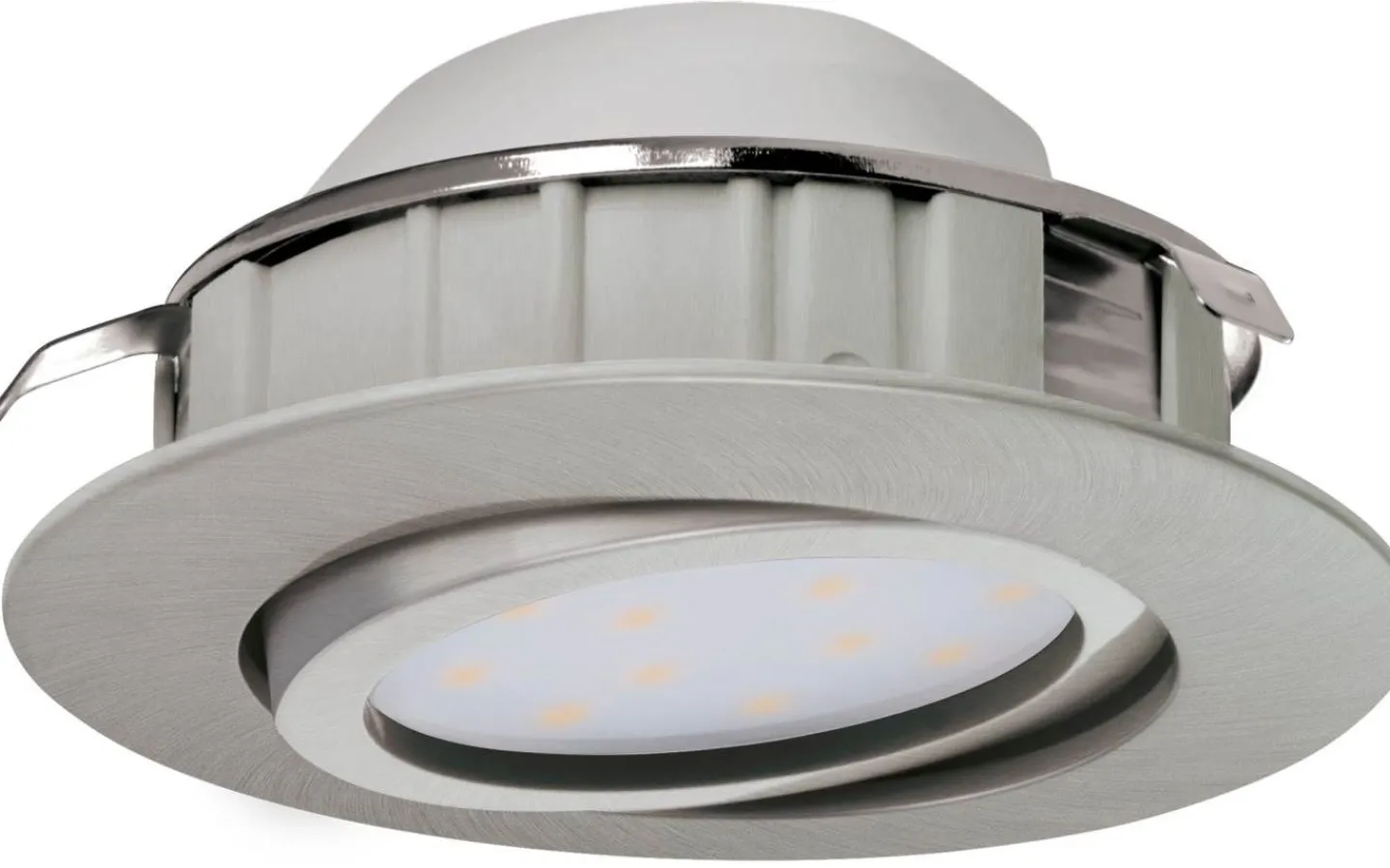230V Led Spotlights < Eglo Pineda Spotlight 3-Pack LED 3000K 3x5,5W Nickel