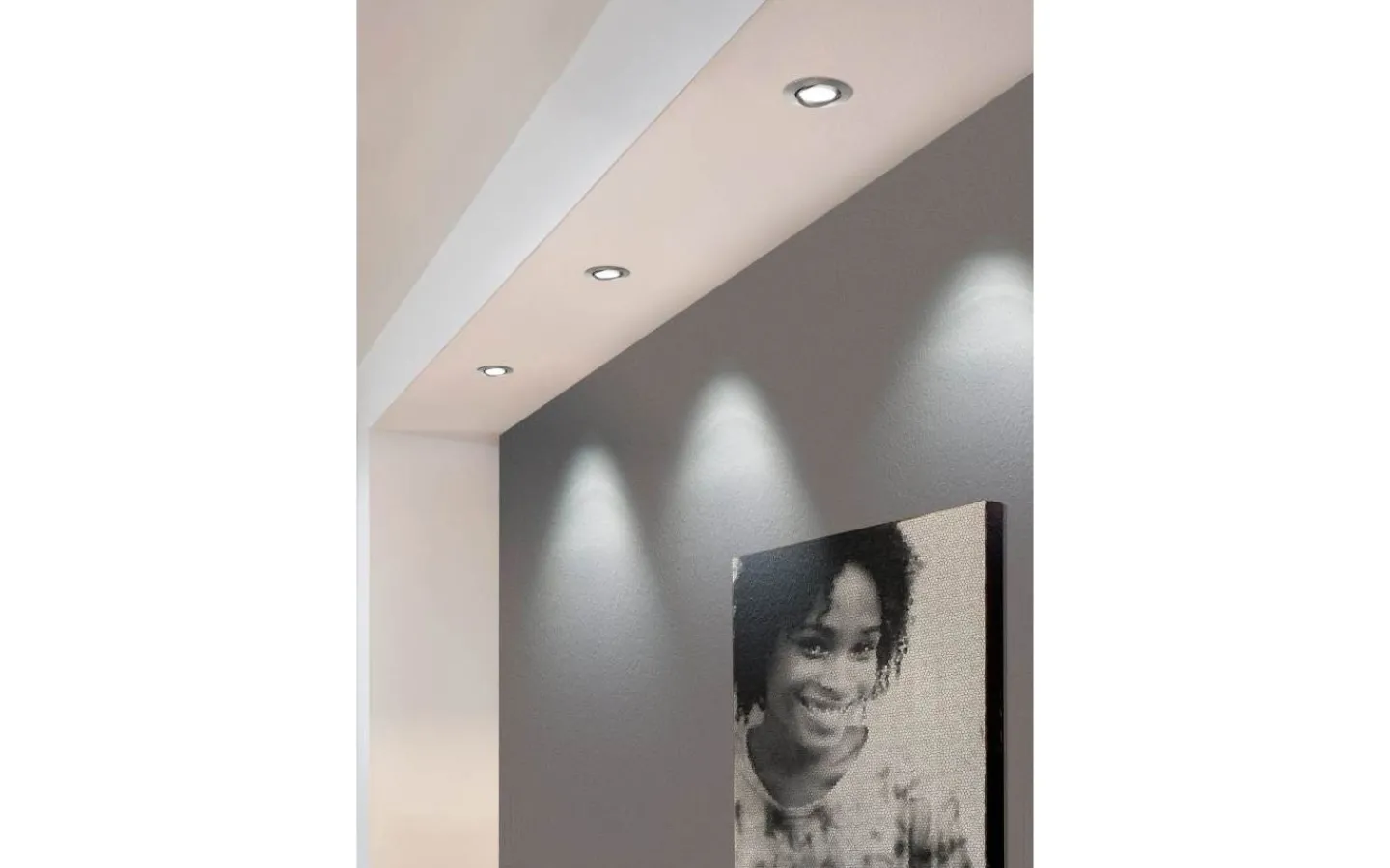 230V Led Spotlights < Eglo Pineda Spotlight 3-Pack LED 3000K 3x5,5W Nickel