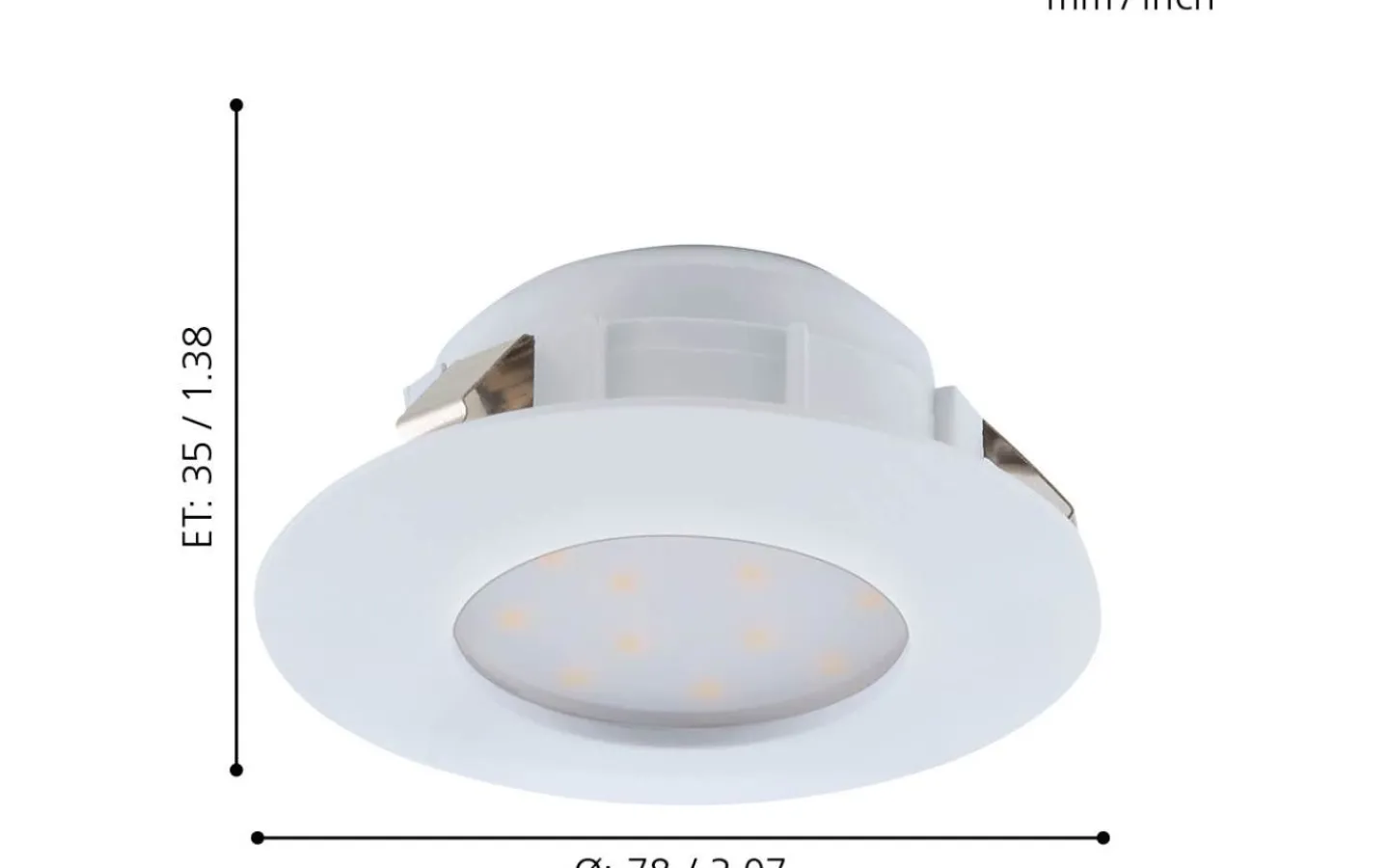 230V Led Spotlights-Eglo Pineda Spotlight 3-Pack LED 3000K 3x4,9W Vit IP44