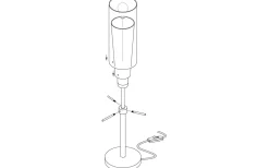 Bordslampor < Eglo Pinto Bordslampa 50cm Opal/Krom