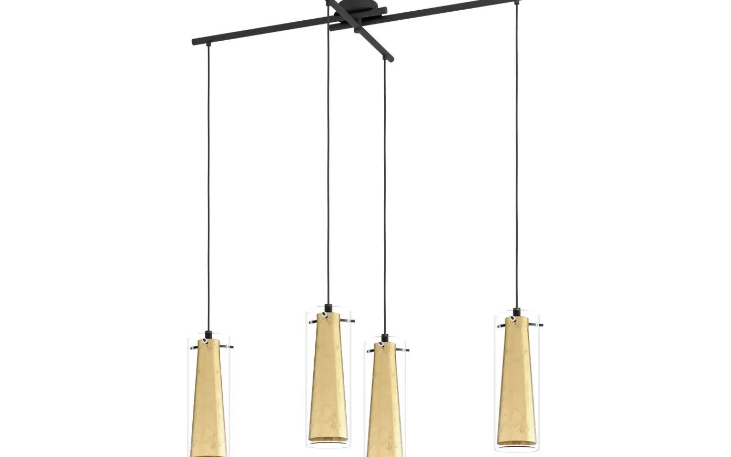 Stora Taklampor Ø70-150 Cm-Eglo Pinto Gold Taklampa 91cm Guld