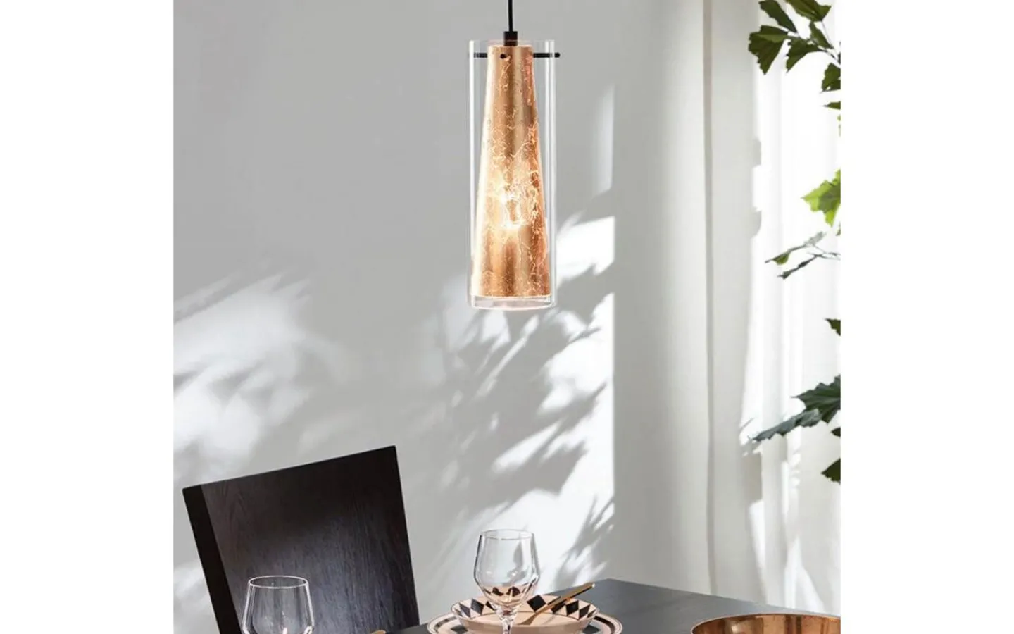 Stora Taklampor Ø70-150 Cm-Eglo Pinto Gold Taklampa 91cm Guld