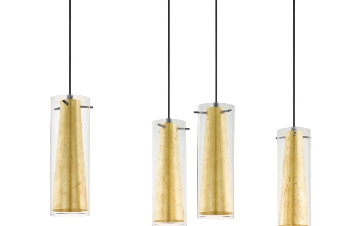 Stora Taklampor Ø70-150 Cm-Eglo Pinto Gold Taklampa 91cm Guld