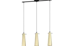 Avlånga Taklampor-Eglo Pinto Taklampa 73cm Bladguld