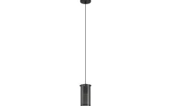 Fönsterlampor-Eglo Pinto Textil 1 Fönsterlampa 12cm Svart
