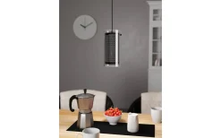 Fönsterlampor-Eglo Pinto Textil 1 Fönsterlampa 12cm Svart