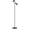 Golvläslampor < Herstal Pipeline Golvlampa 133cm 2L Mattsvart