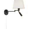 Läslampor < Markslojd Pivot Vägglampa Offwhite/Svart