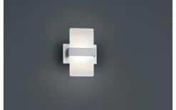 Lampetter-Trio Lighting Platon Vägglampa LED 1-delad borstad aluminium