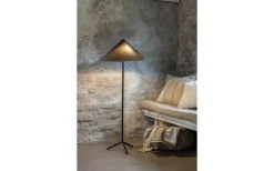 Golvlampor-Markslojd Plisado Golvlampa 140cm Grå