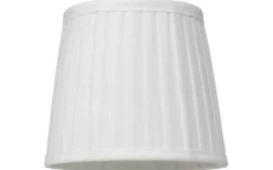 Plisserade Lampskärmar-Cottex Plisserad Lampskärm Ø20cm Vit
