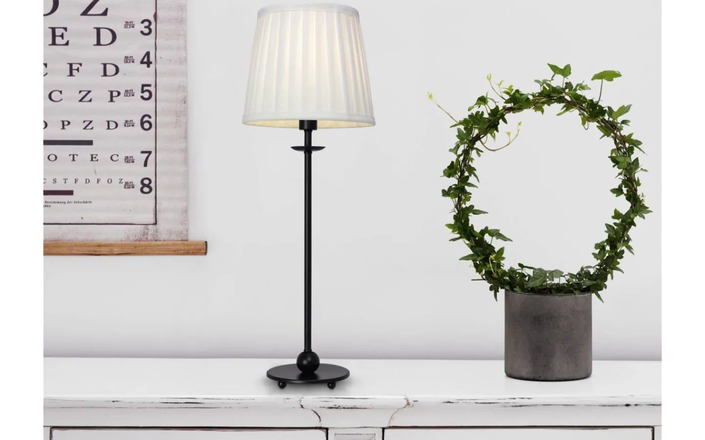 Plisserade Lampskärmar-Cottex Plisserad Lampskärm Ø20cm Vit