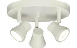 Runda Takspotlights|Takspot Med 3 Lampor-Aneta Pluto Takspotlight 20cm LED 3x5W 3000K Vit